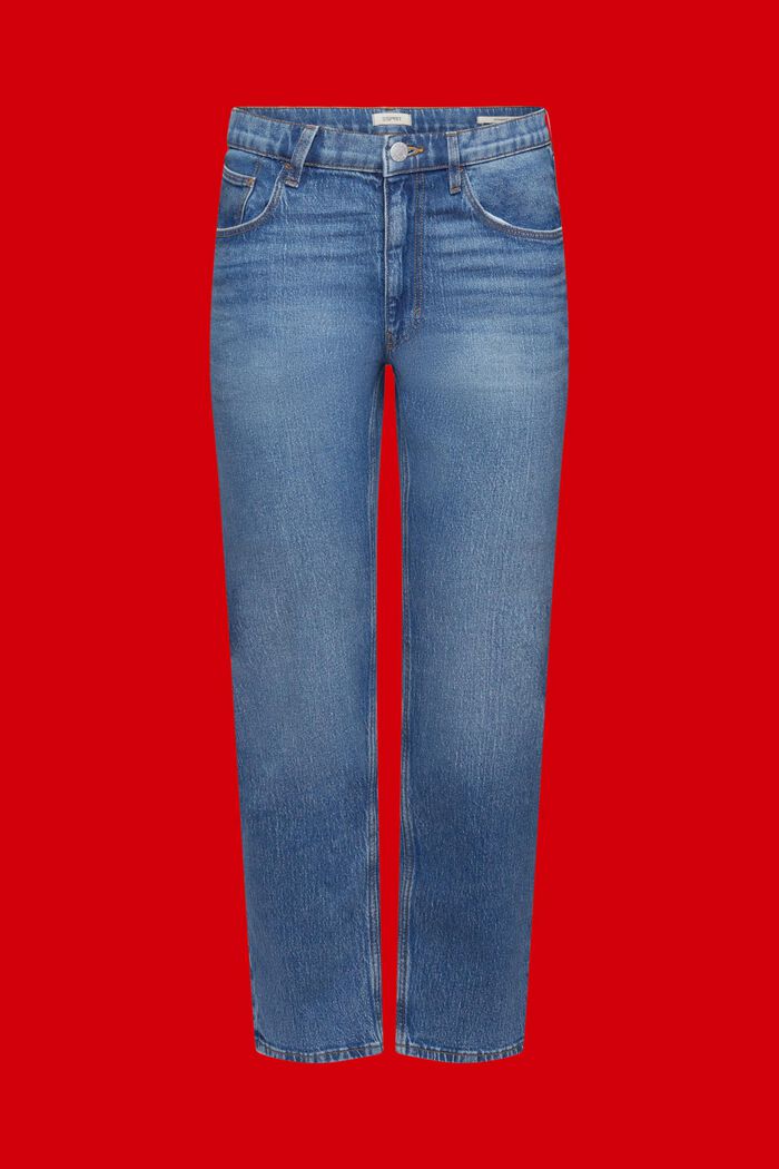 Jeans straight fit, BLUE MEDIUM WASHED, detail image number 5
