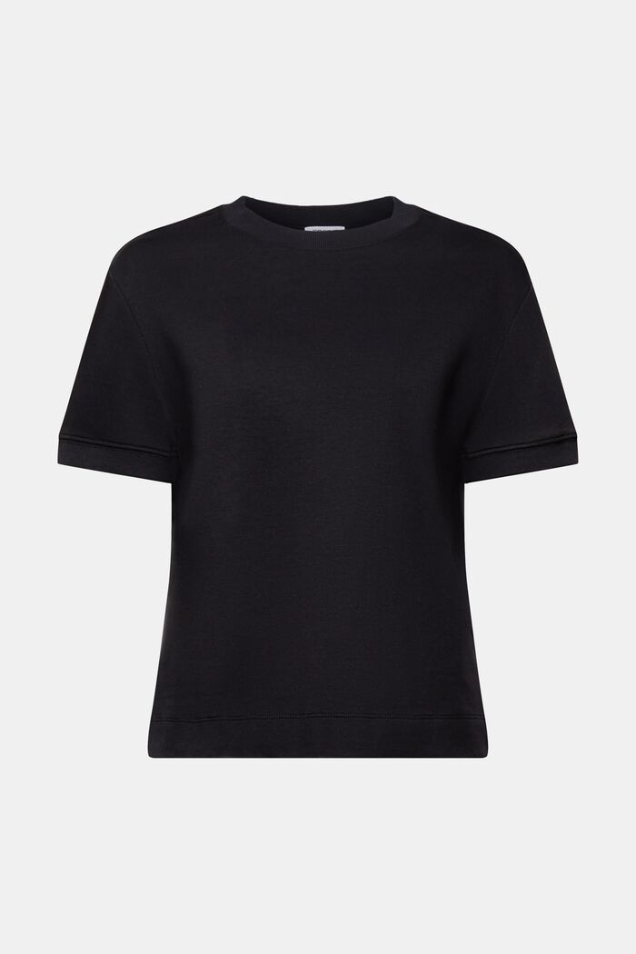T-shirt a maniche corte a girocollo, BLACK, detail image number 6