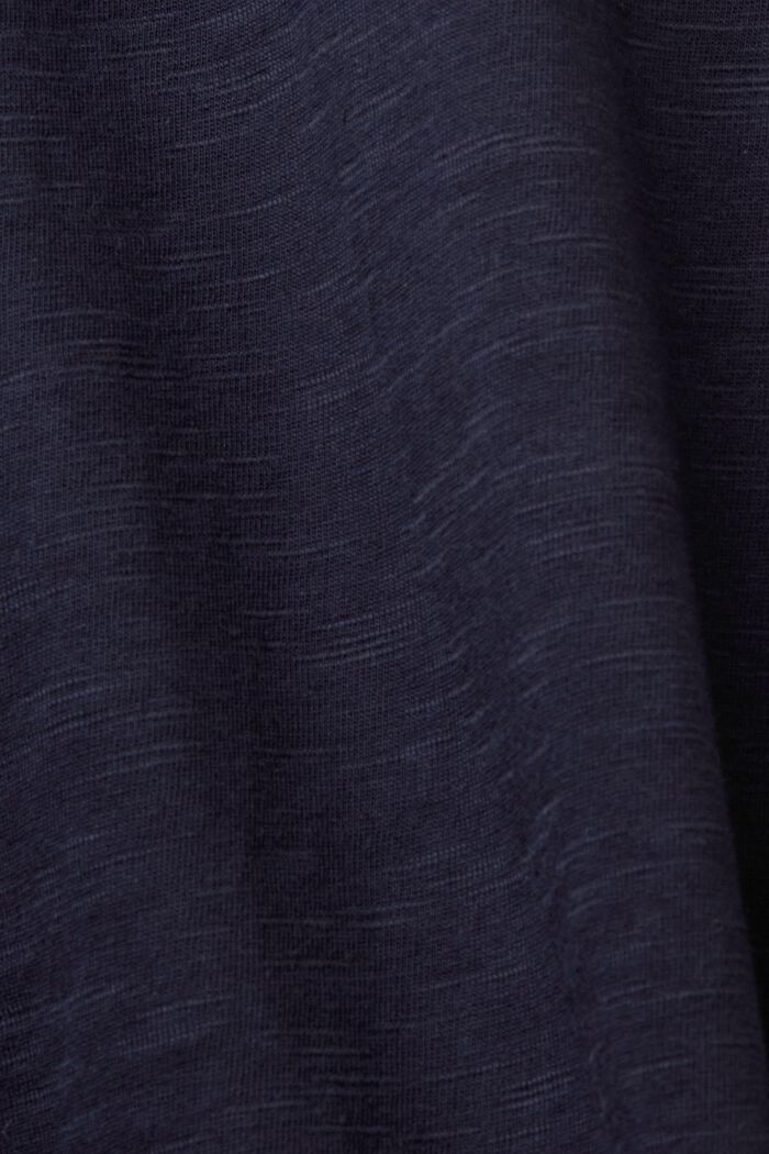 Maglia a manica lunga in jersey, 100% cotone, NAVY, detail image number 5
