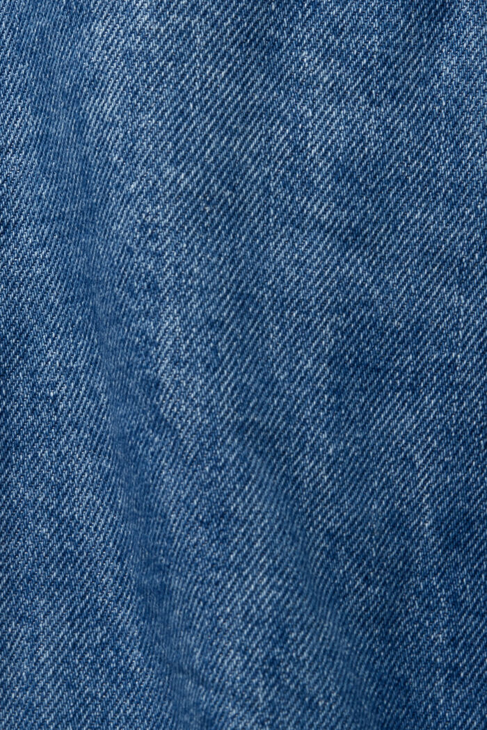 Giacca in denim leggera con maniche corte, BLUE MEDIUM WASHED, detail image number 5