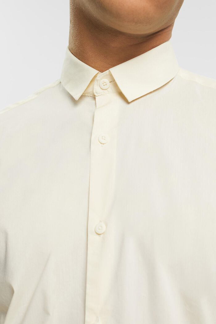 Camicia slim fit, OFF WHITE, detail image number 0