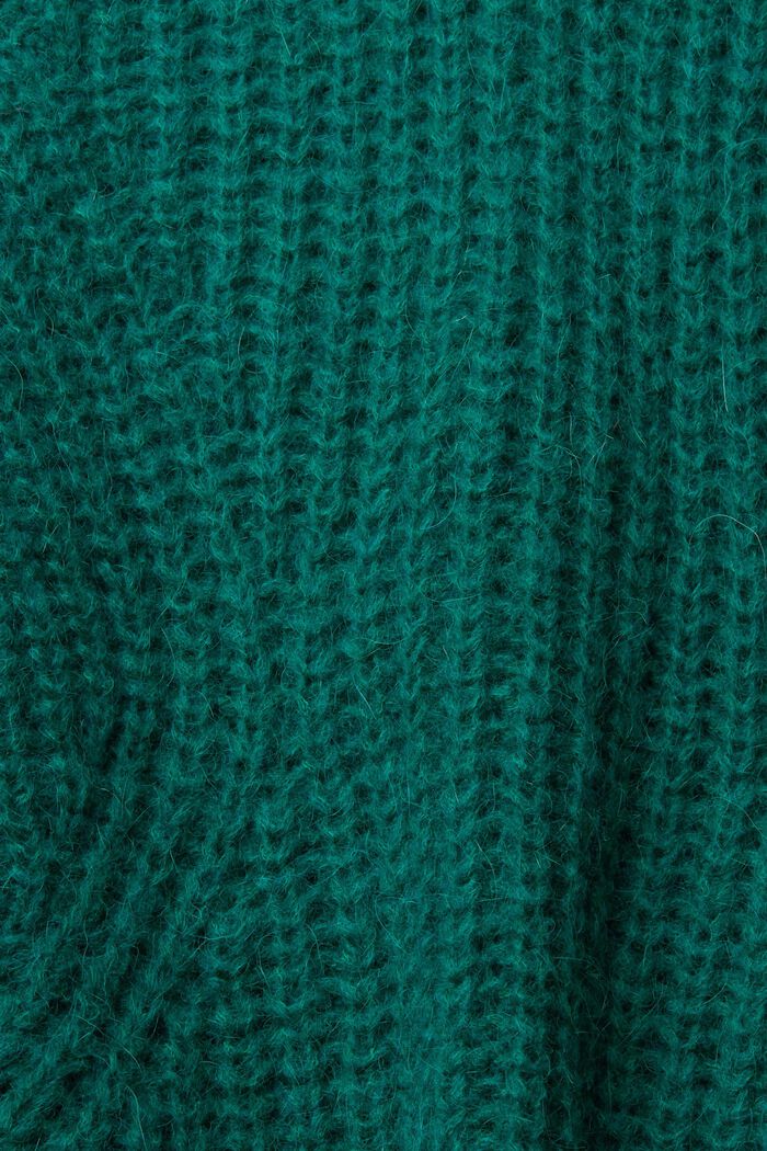 Con alpaca: pullover a maglia, EMERALD GREEN, detail image number 1