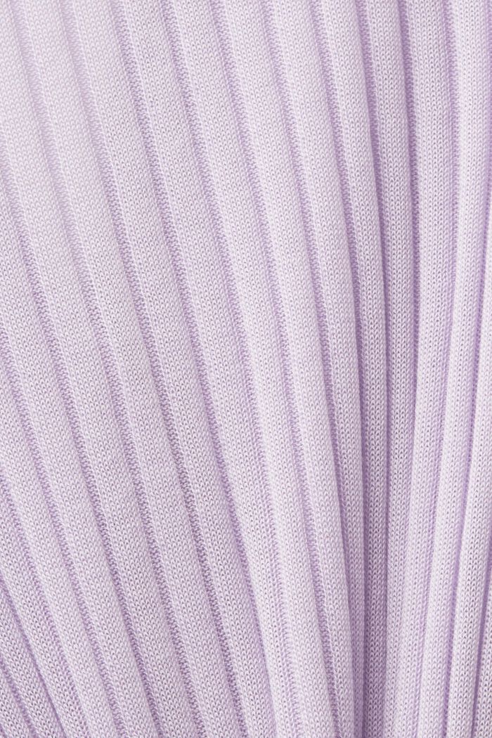 Top in maglia con bottoni, LAVENDER, detail image number 4