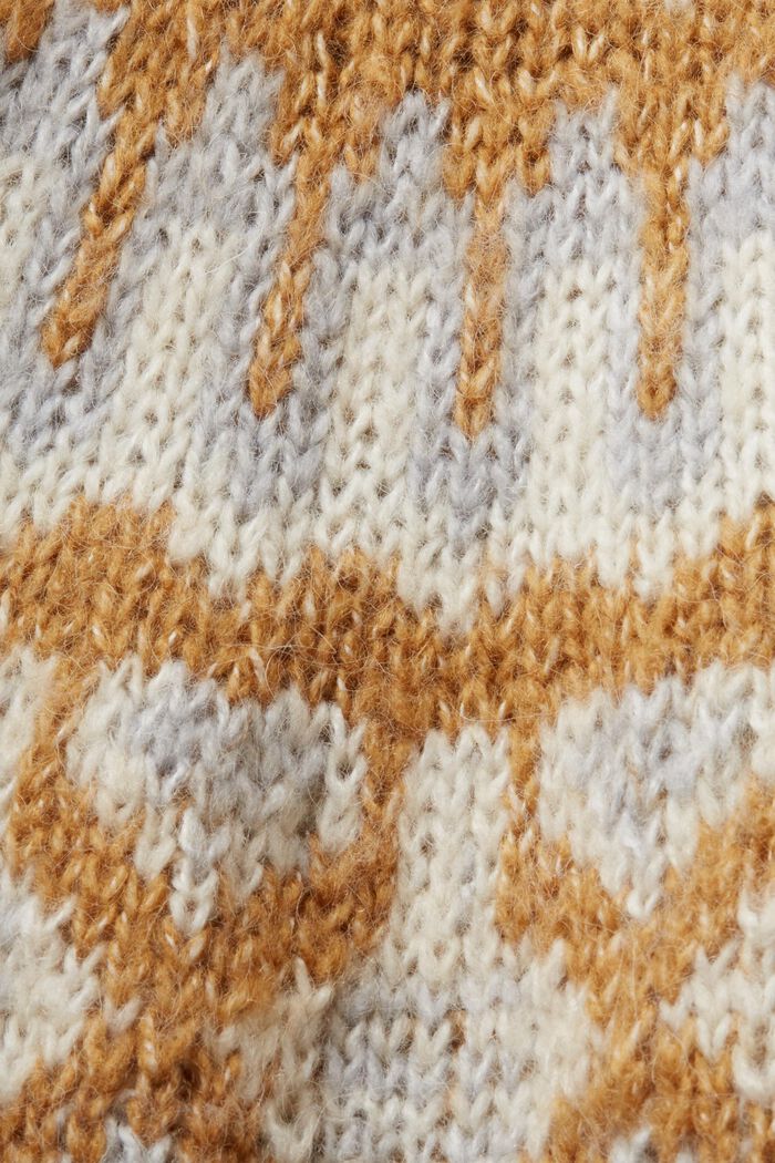 Pullover in misto lana Fair Isle, LIGHT GREY, detail image number 5
