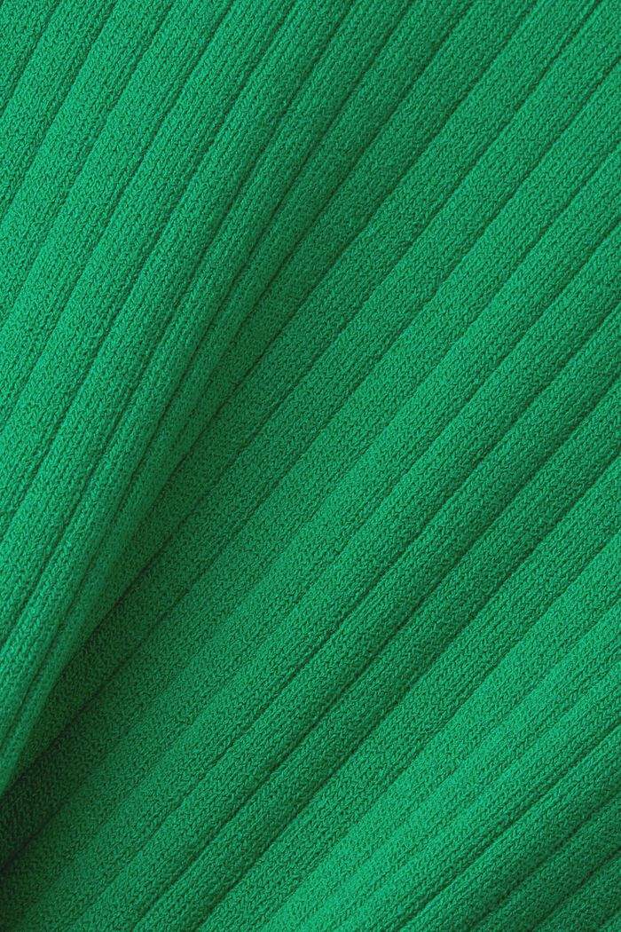 Pullover a girocollo con blocchi di colore, EMERALD GREEN, detail image number 5