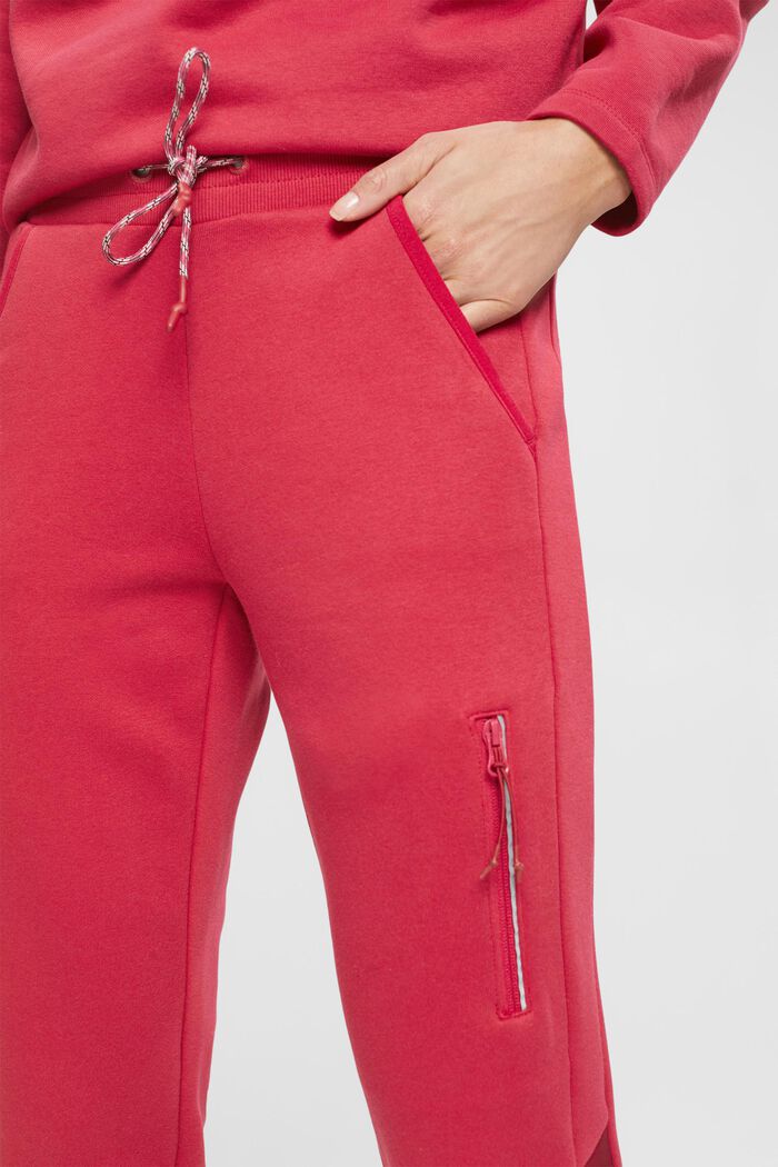 Pantaloni della tuta con tasca sulla gamba, CHERRY RED, detail image number 4