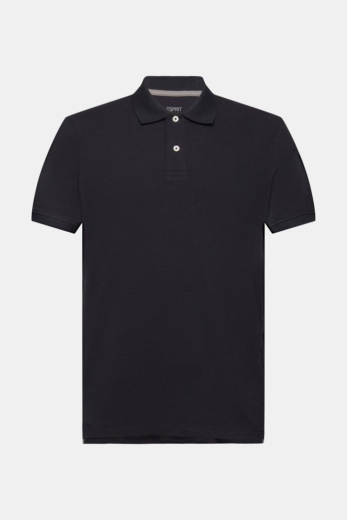 Camicia polo slim fit, BLACK, detail image number 6