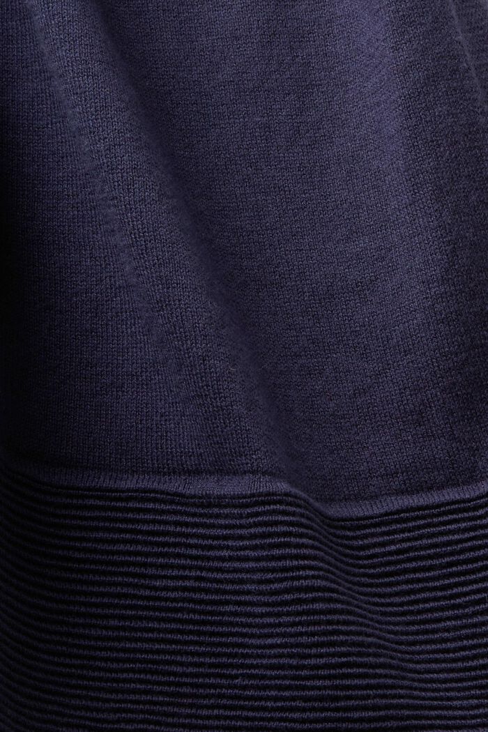 Giacca a maglia aperta, NAVY, detail image number 4