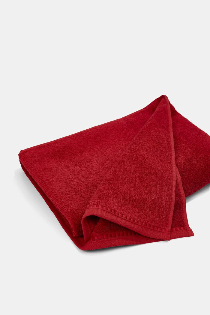 Con TENCEL™: set di 3 asciugamani in spugna, RUBIN, detail image number 4