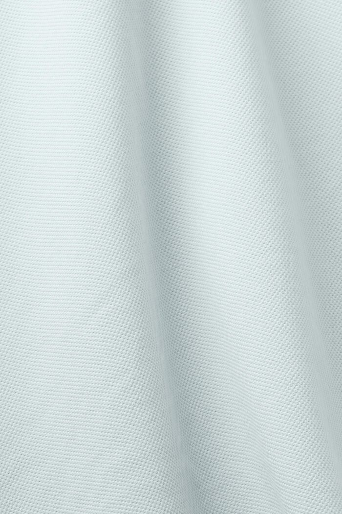 Camicia polo slim fit, LIGHT AQUA GREEN, detail image number 5