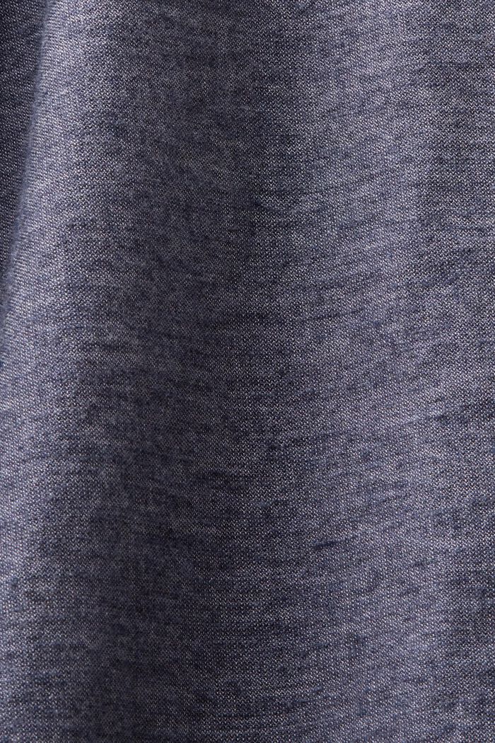 Camicia screziata, 100% cotone, NAVY, detail image number 5