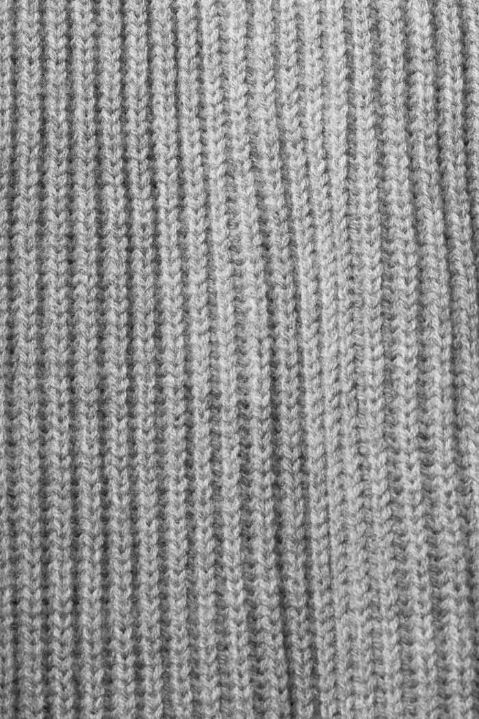 In materiale riciclato: cardigan lungo senza maniche, GREY, detail image number 3