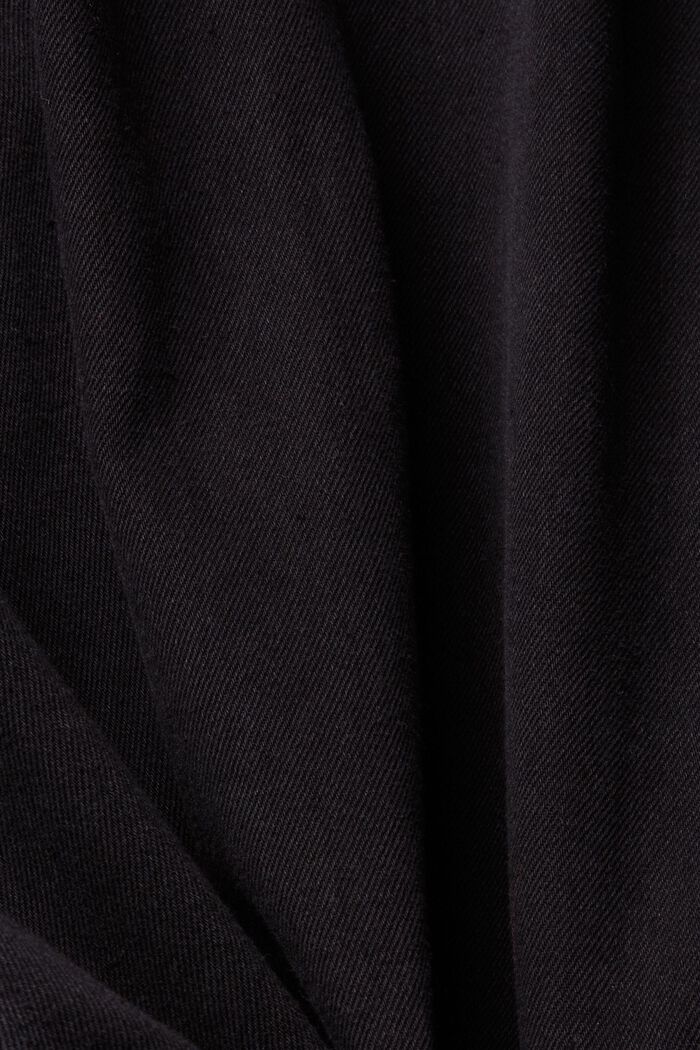 Camicia di jeans, BLACK DARK WASHED, detail image number 4