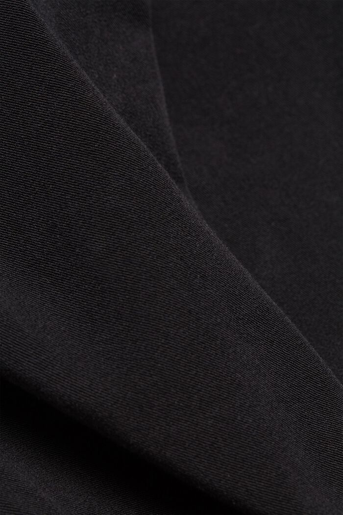 Pantaloni bistretch con cotone biologico, BLACK, detail image number 4