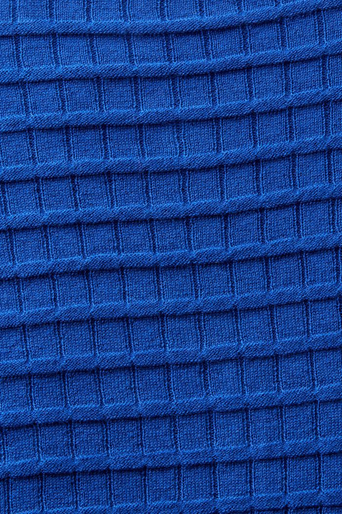 Pullover a maglia strutturata, BRIGHT BLUE, detail image number 5