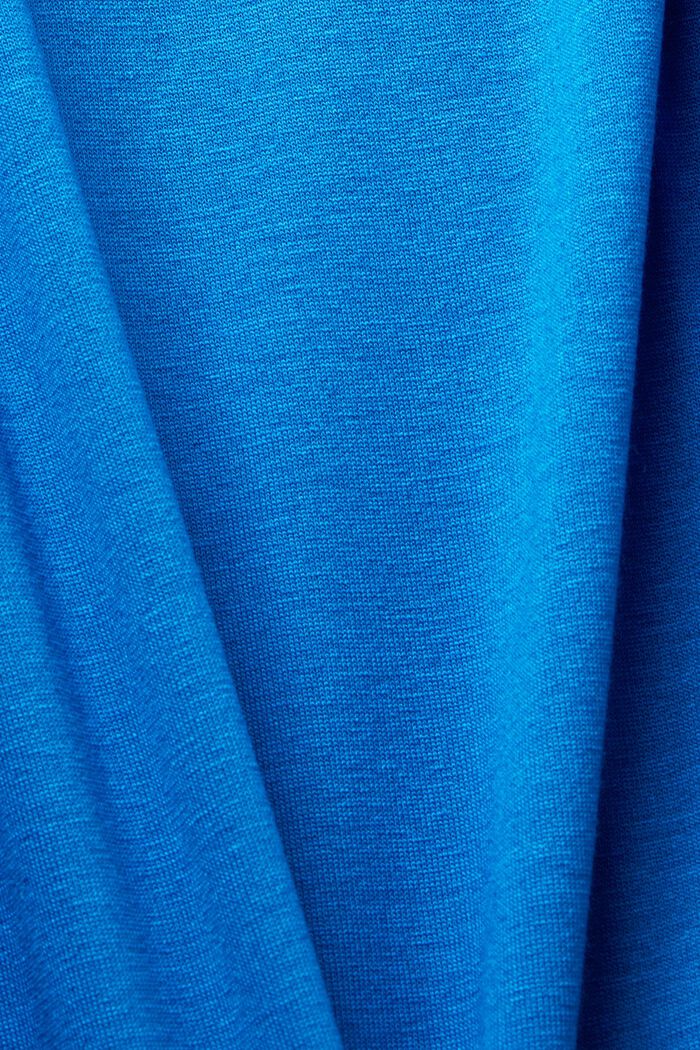 Abito midi in jersey con fasce fisse in vita, BRIGHT BLUE, detail image number 4