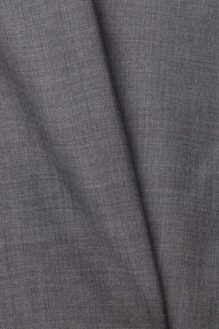 In lana: Giubbotto con zip, DARK GREY, detail image number 1