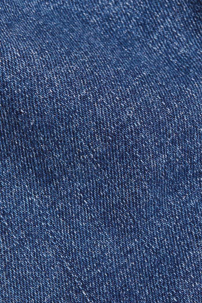 Jeans elasticizzati in cotone biologico, BLUE MEDIUM WASHED, detail image number 4