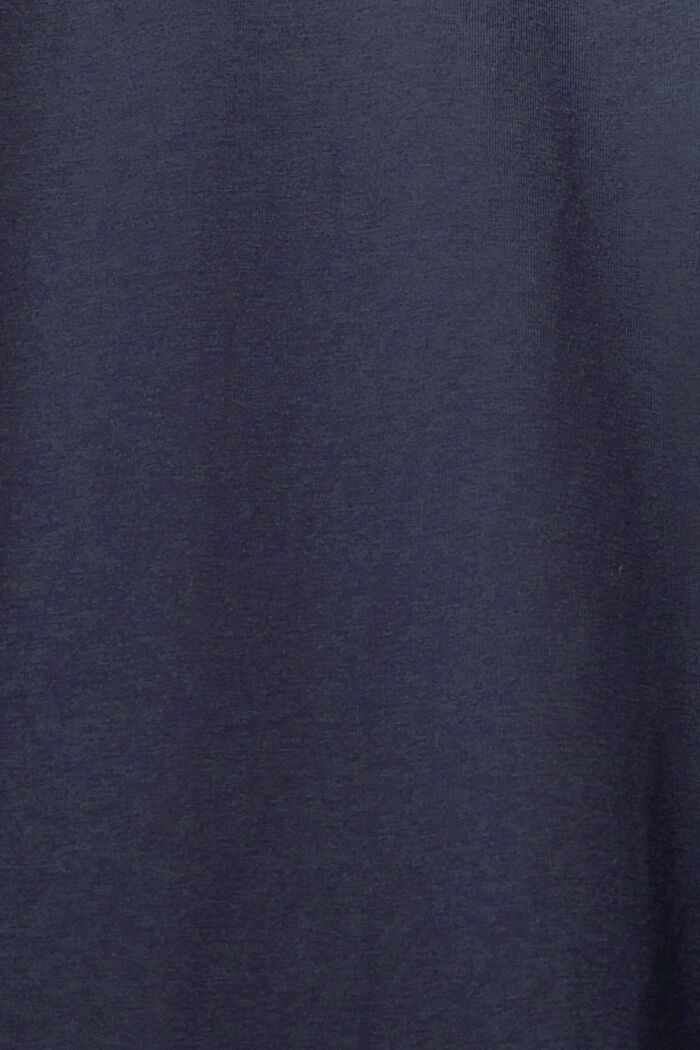 Pigiama lungo in jersey, NAVY, detail image number 1
