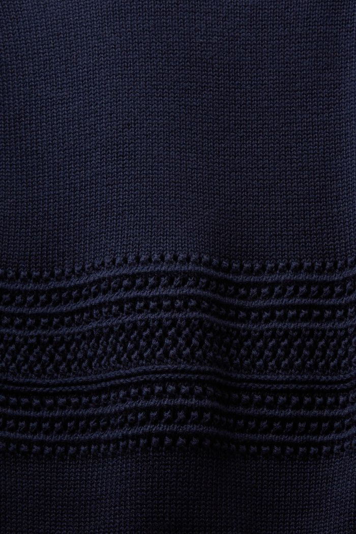 Pullover in mesh senza maniche, NAVY, detail image number 5