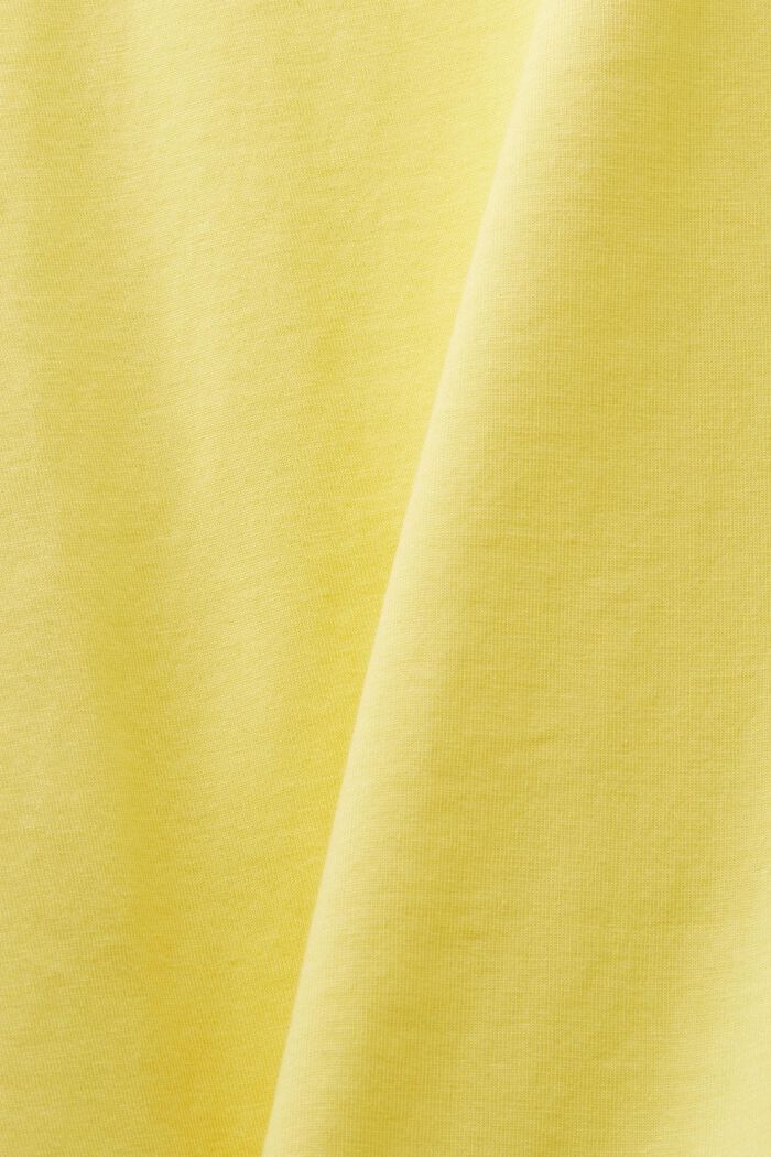 T-shirt di cotone, LIGHT YELLOW, detail image number 6