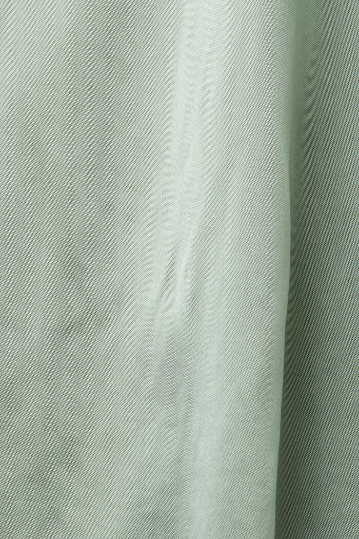T-shirt in materiale misto, LENZING™ ECOVERO™, PALE KHAKI, detail image number 5