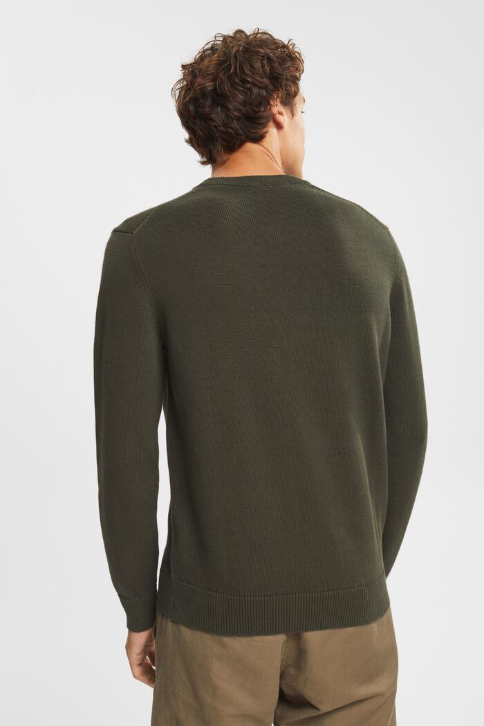 Pullover a maglia, DARK KHAKI, detail image number 3
