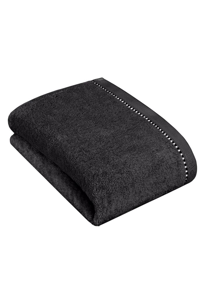Con TENCEL™: set di asciugamani in spugna, BLACK, detail image number 2