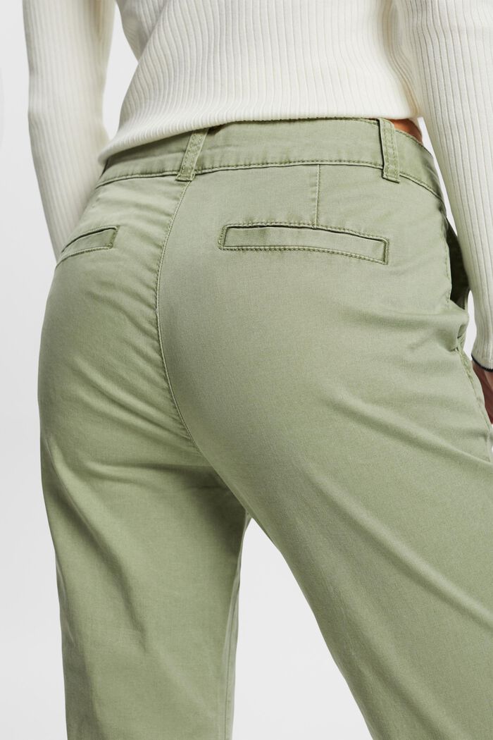 Pantaloni chino basic, LIGHT KHAKI, detail image number 4