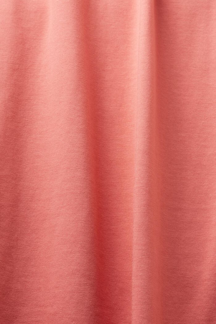 T-shirt in cotone con stampa del logo, PINK, detail image number 5