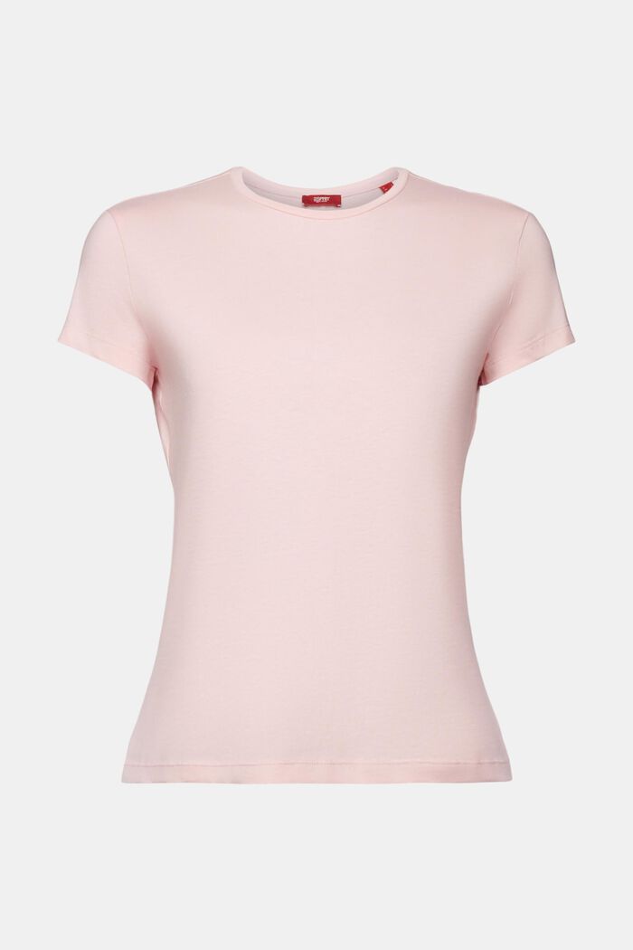 T-shirt girocollo, 100% cotone, PASTEL PINK, detail image number 6