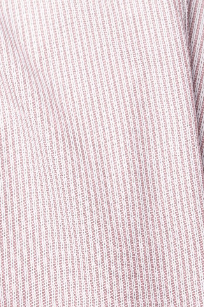 Camicia a righe, TERRACOTTA, detail image number 1