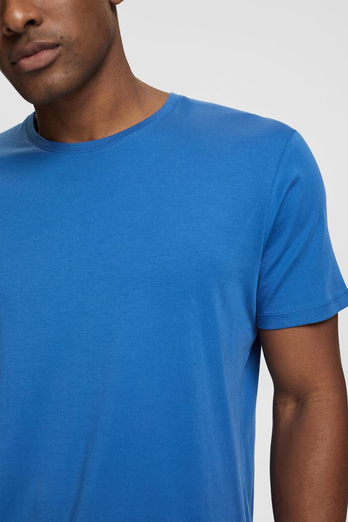 T-shirt in jersey, 100% cotone, BLUE, detail image number 0