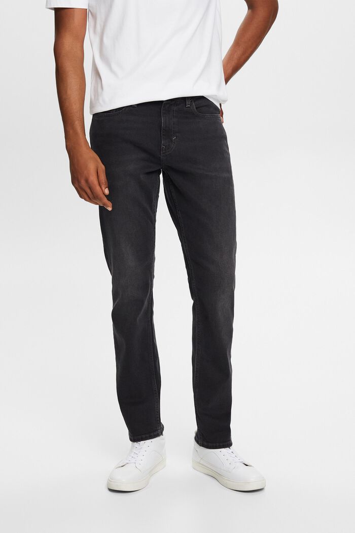 Jeans slim, BLACK DARK WASHED, detail image number 0