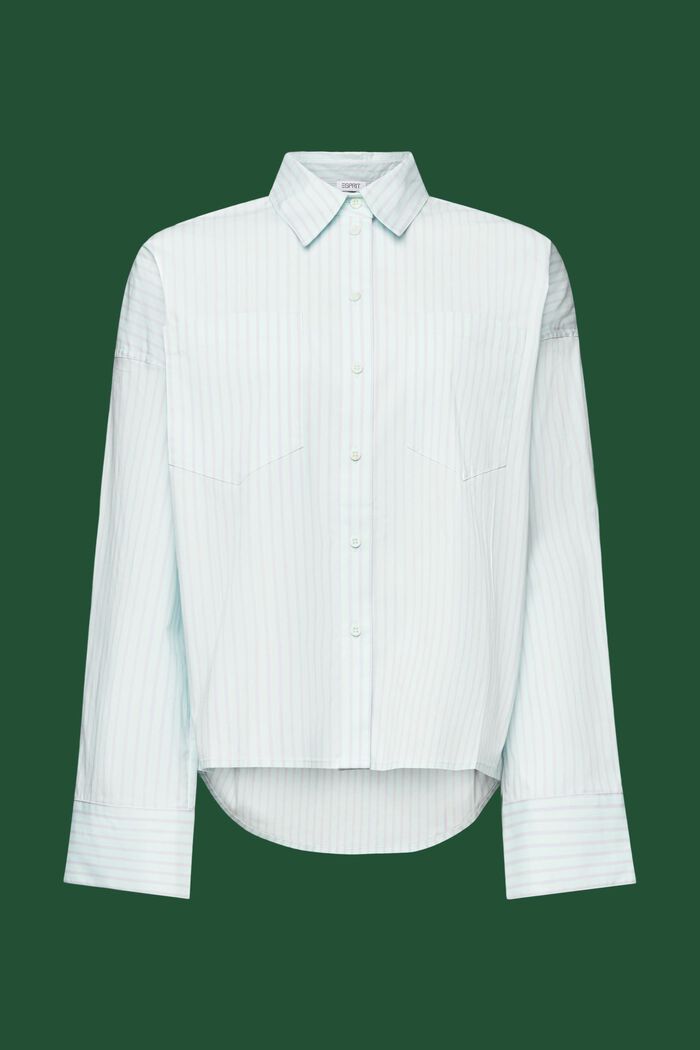 Camicia button-down a righe, MINT/LAVENDER, detail image number 6