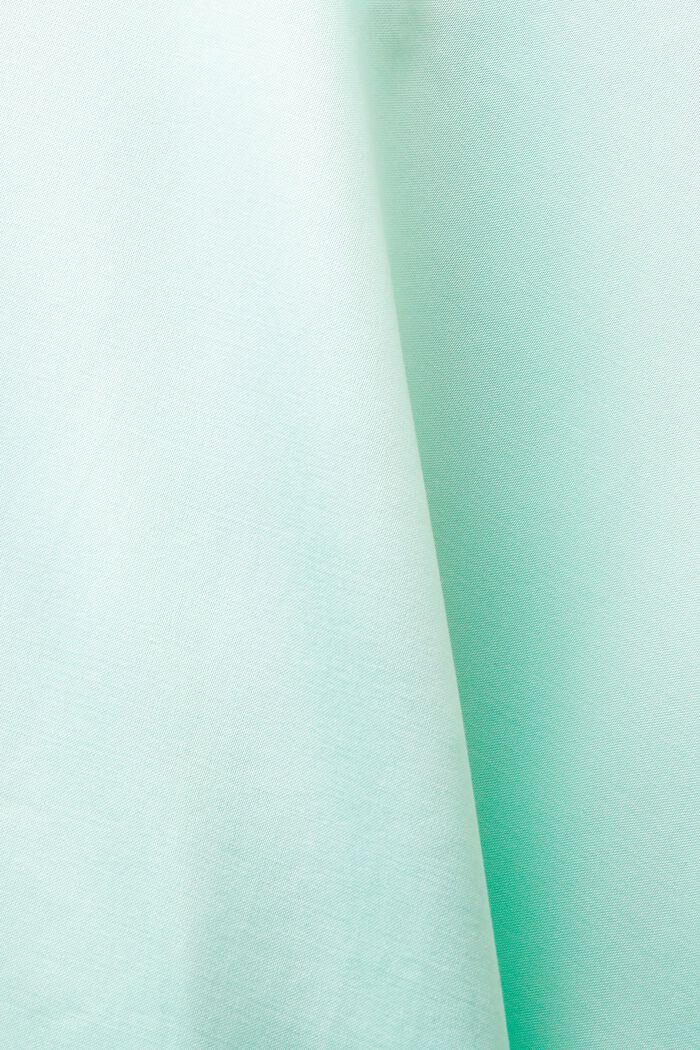 Blusa in raso a maniche lunghe, LIGHT AQUA GREEN, detail image number 5