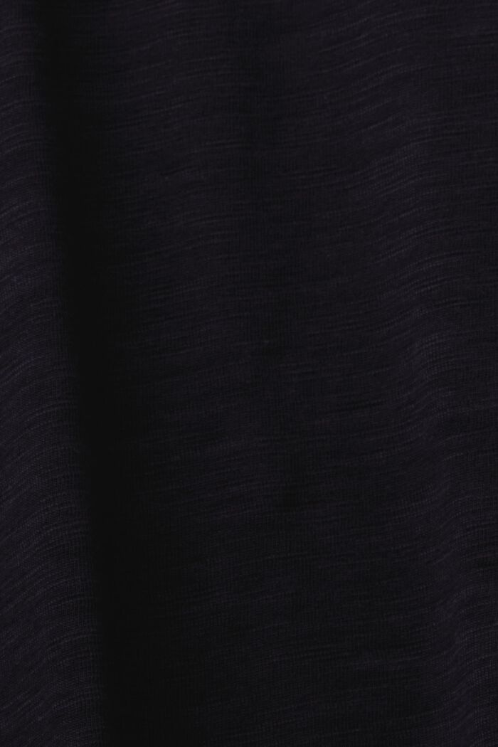 Maglia basic a maniche lunghe in jersey, BLACK, detail image number 5