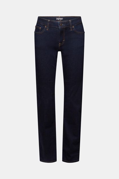 Jeans elasticizzati a gamba dritta, misto cotone