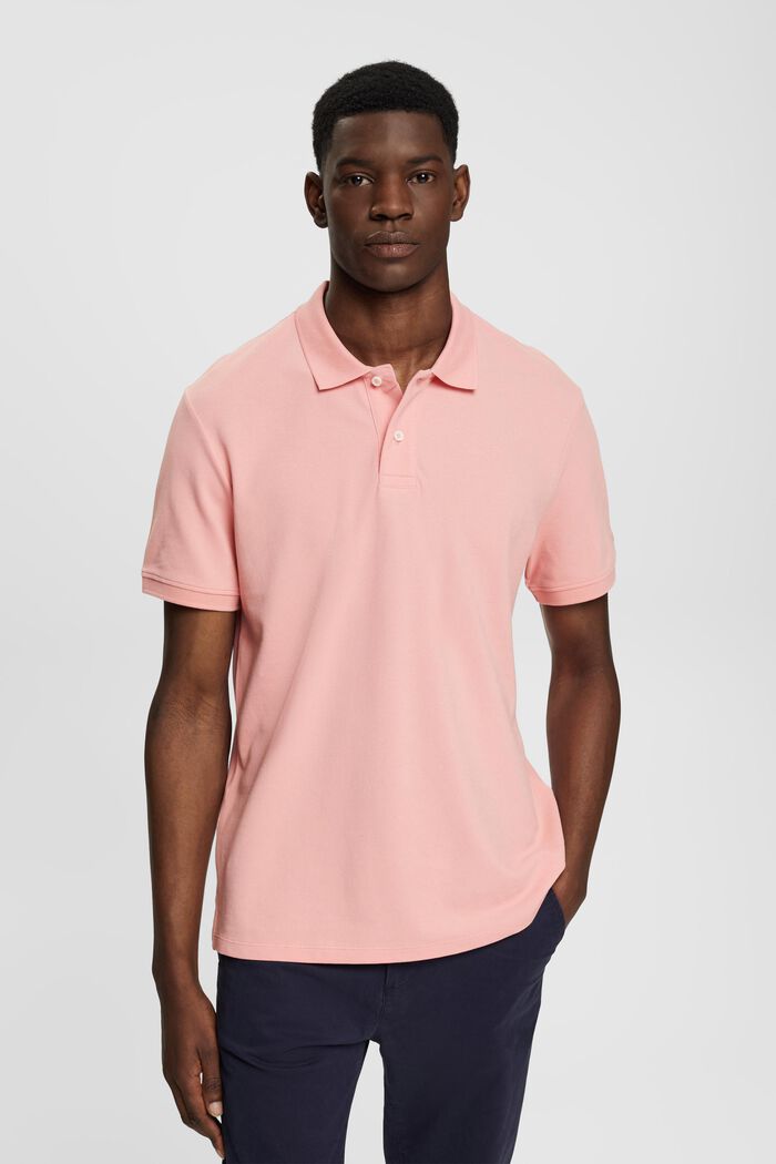 Camicia polo slim fit, PINK, detail image number 0
