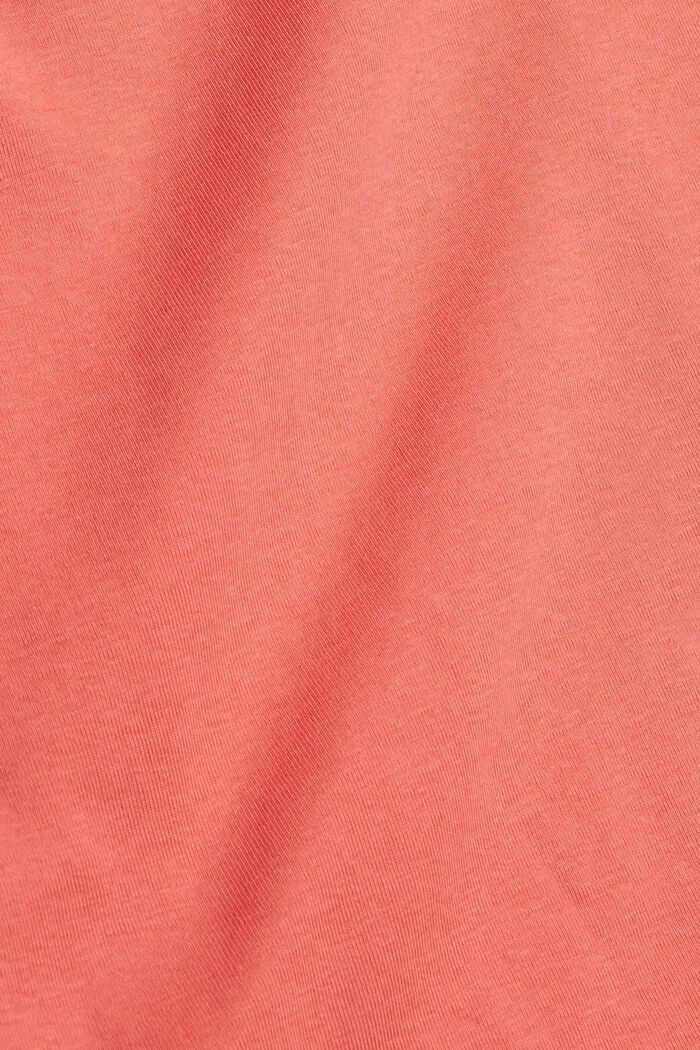 Top in cotone biologico, CORAL, detail image number 1