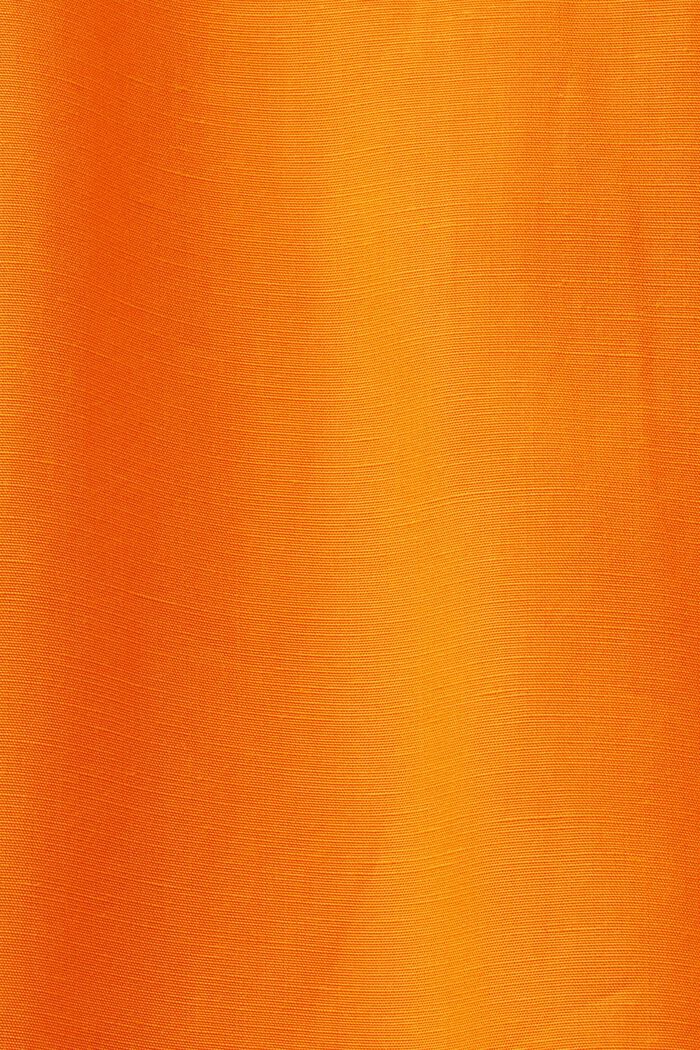Camicia blusata oversize, BRIGHT ORANGE, detail image number 5