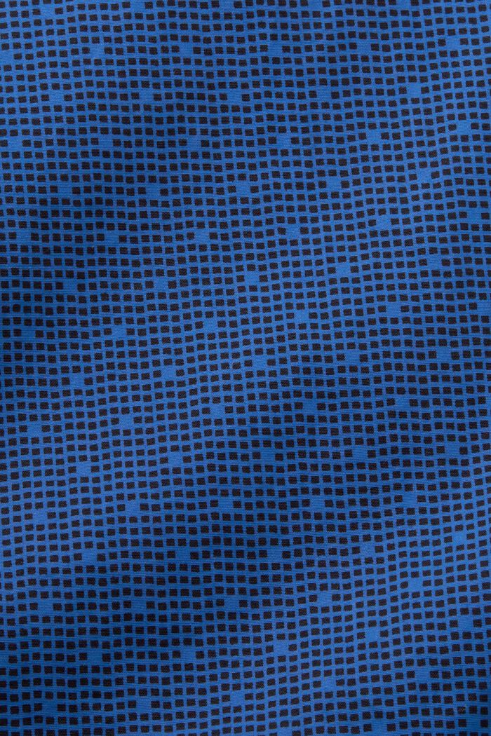 Camicia a fantasia button-down, 100% cotone, BRIGHT BLUE, detail image number 4