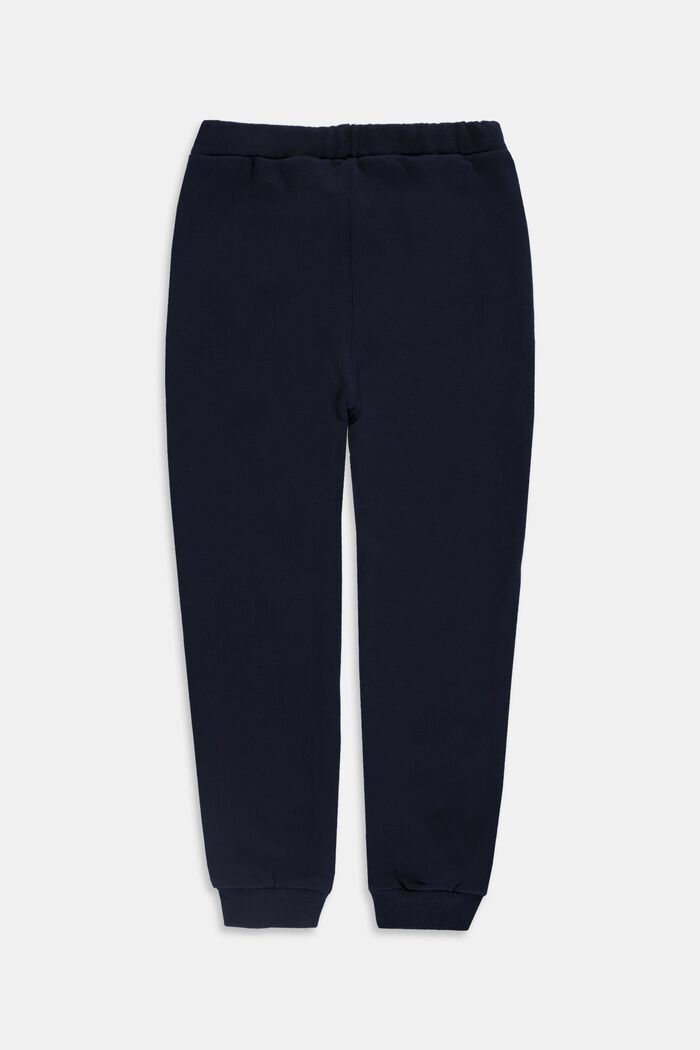 Pantaloni felpati in 100% cotone, NAVY, detail image number 1