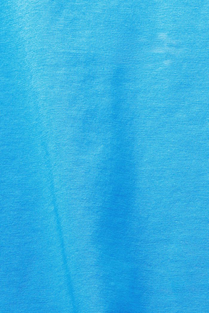 T-shirt a girocollo, BLUE, detail image number 4