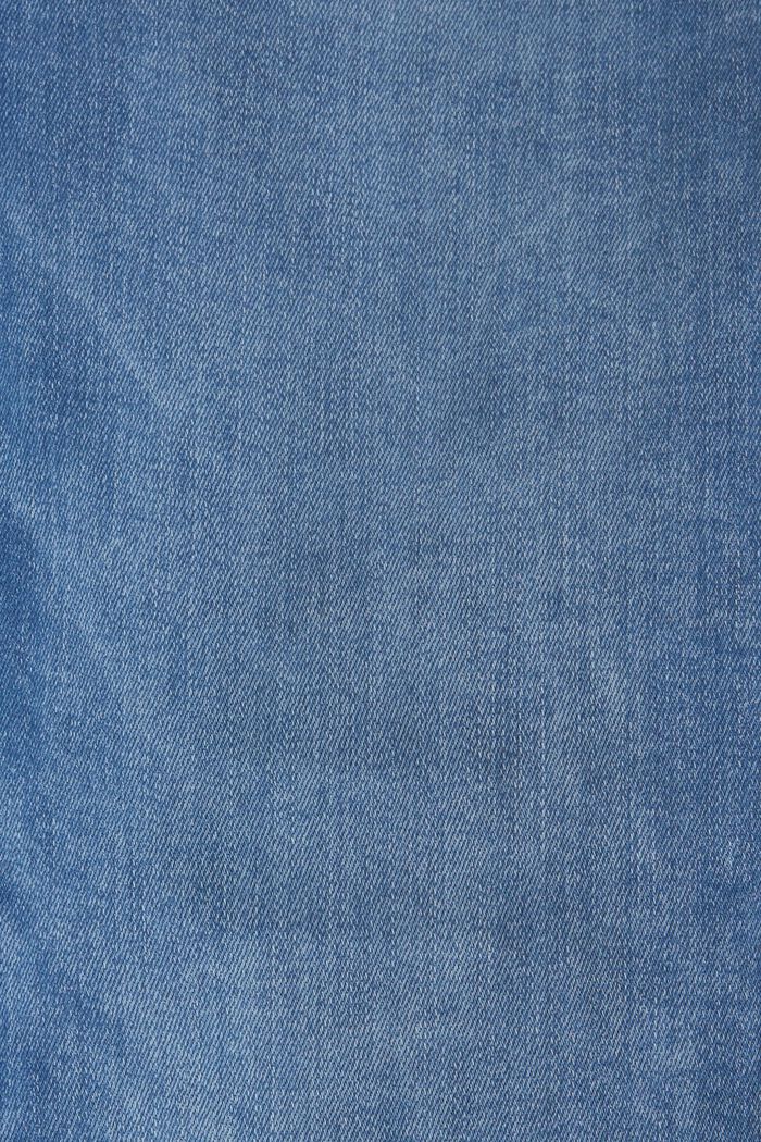 Jeans in cotone elasticizzato, BLUE MEDIUM WASHED, detail image number 1