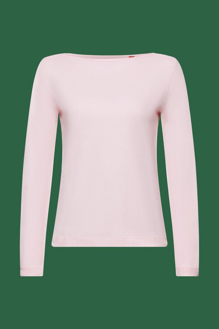 Maglia a maniche lunghe in cotone biologico, PASTEL PINK, detail image number 5
