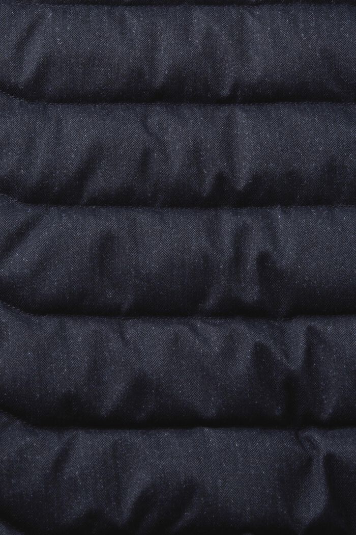 Riciclato: giacca in piumino leggero, NAVY, detail image number 4