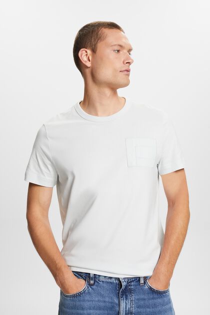 T-shirt con ricamo, 100% cotone