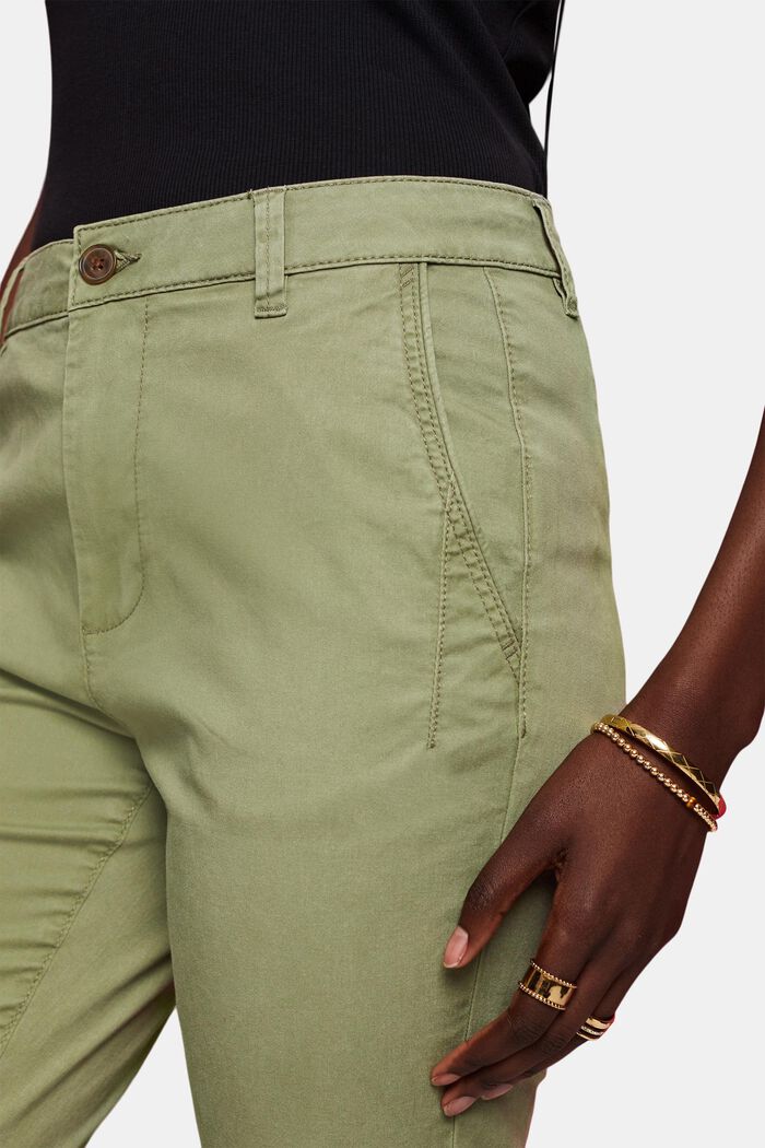 Chino in cotone stretch, LIGHT KHAKI, detail image number 2