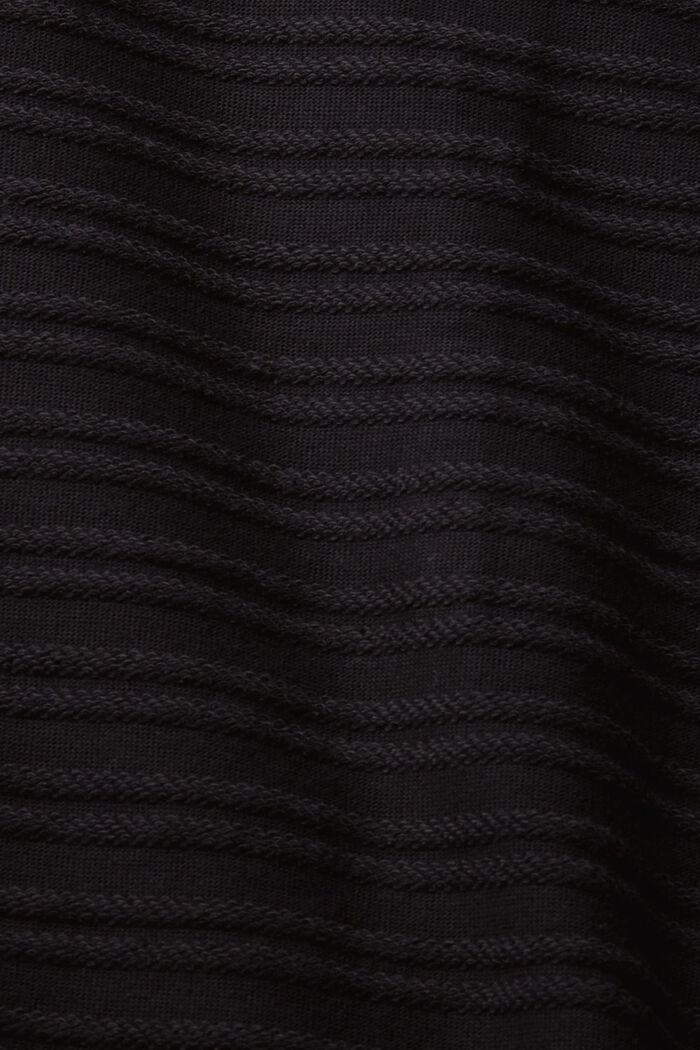 Cardigan dalla struttura a righe, BLACK, detail image number 5